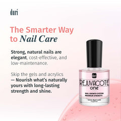 Pose du top coat Rejuvacote 1 lors d’une manucure complète