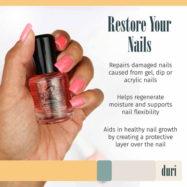 Duri Rejuvacote 2: base pour renforcer les ongles lors du soin quotidien.