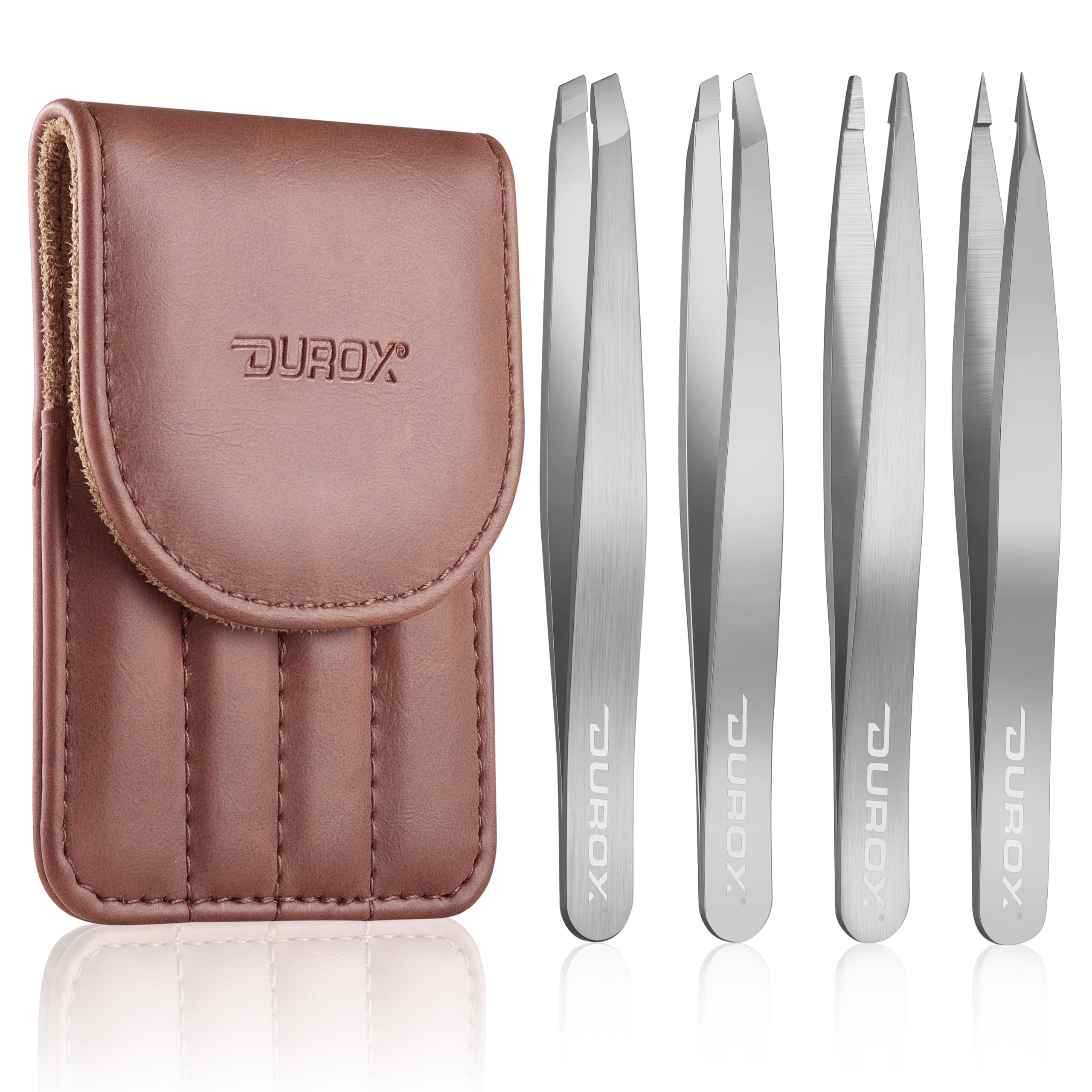 DUROX precision 4-piece ensemble: outil précis pour la mise en forme des sourcils.