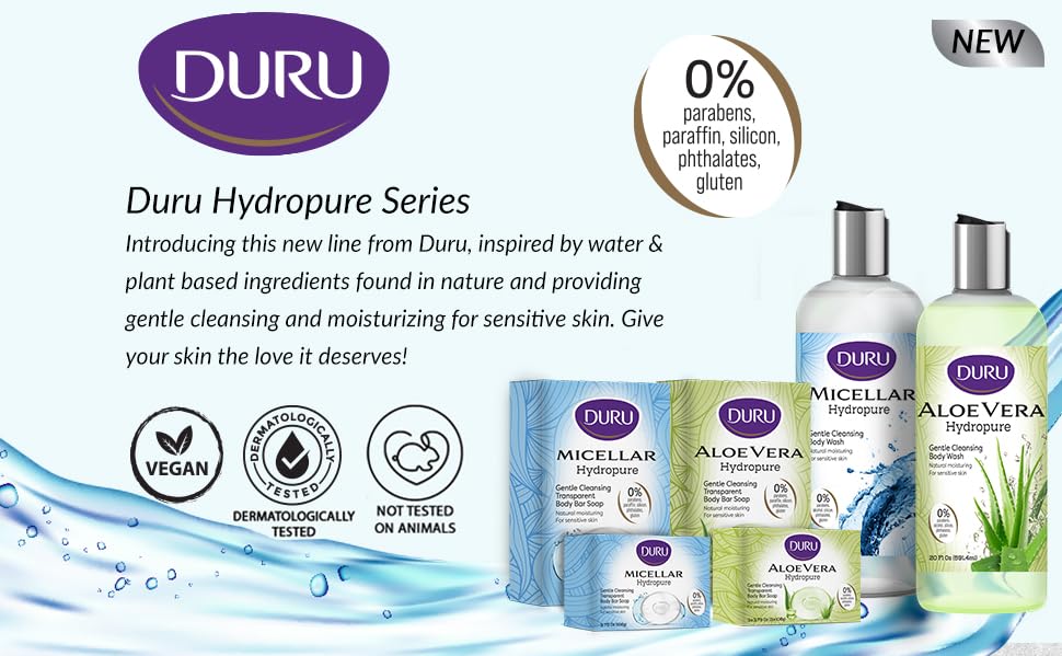 Barre Duru glycérine naturelle – hydratation pour peaux sensibles