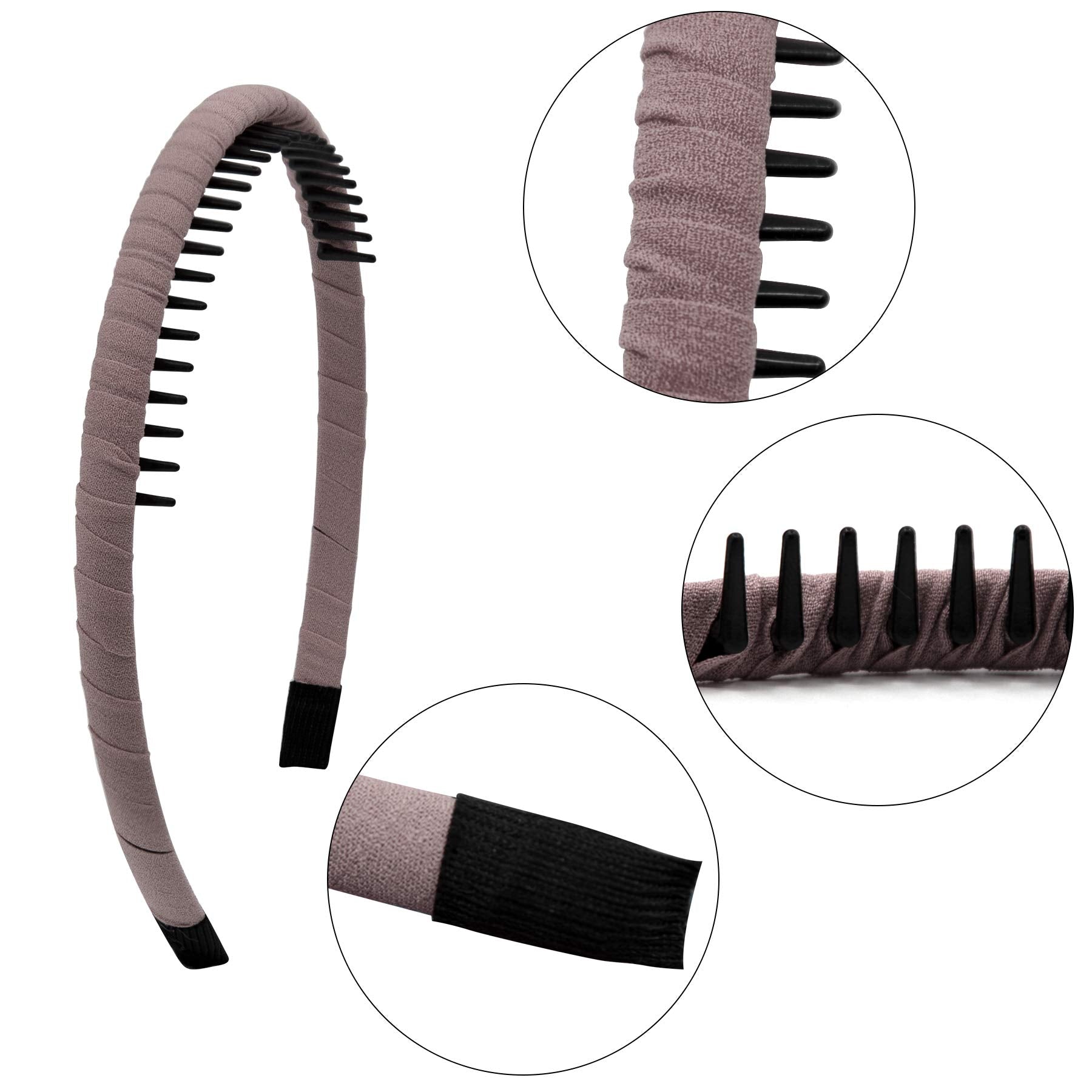 Bandeau Duufin à dents, taille adaptée pour la plupart des tours de tête