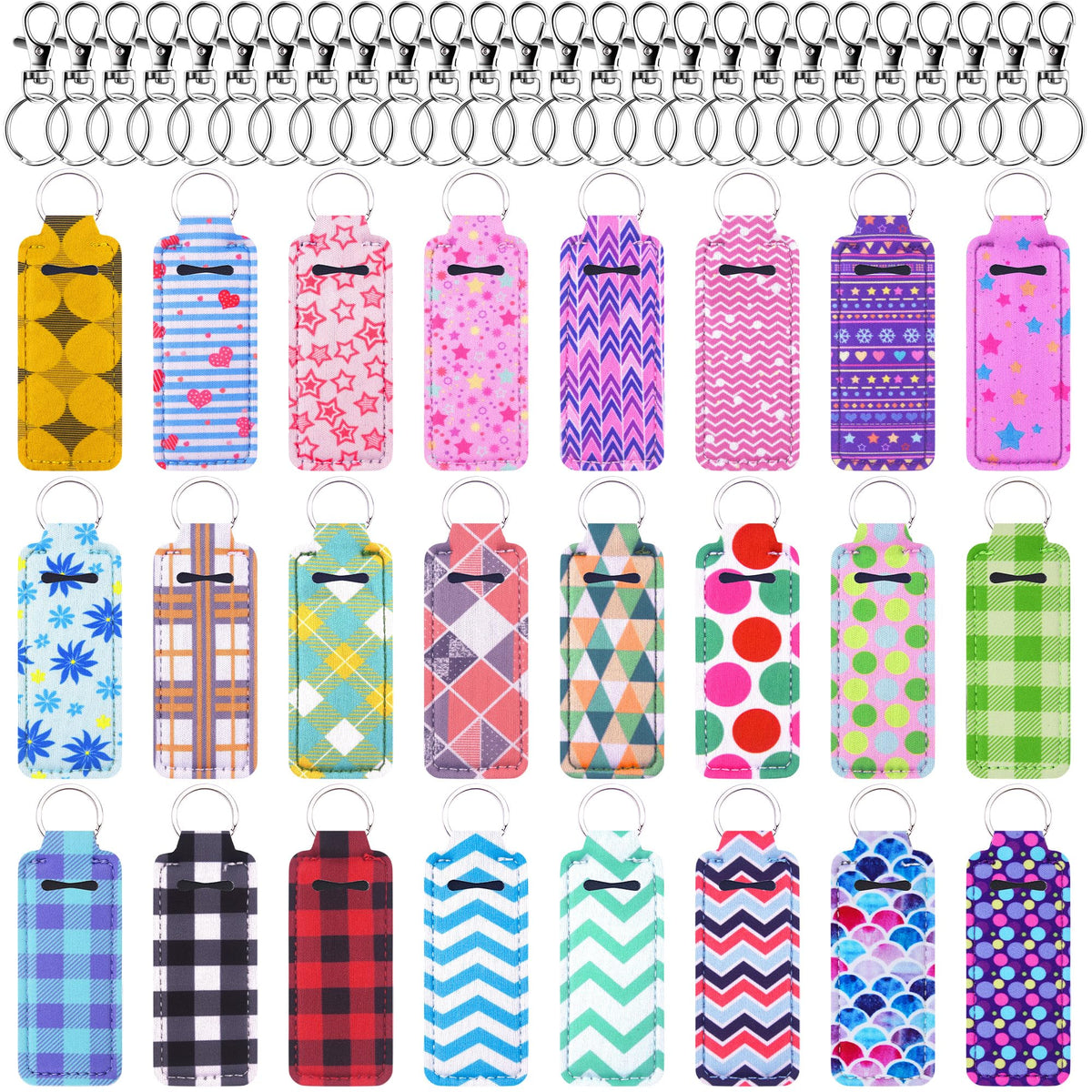 Duufin étui porte-baume 24 motifs, pratique pour retrouver rapidement votre baume.