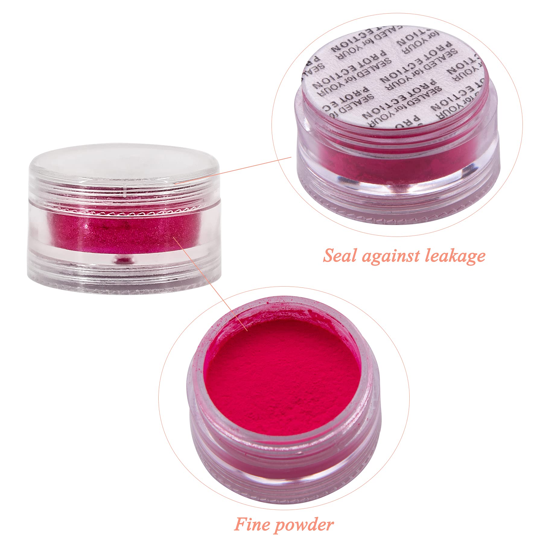Duufin poudre pigment nacré arc en ciel effet lumineux