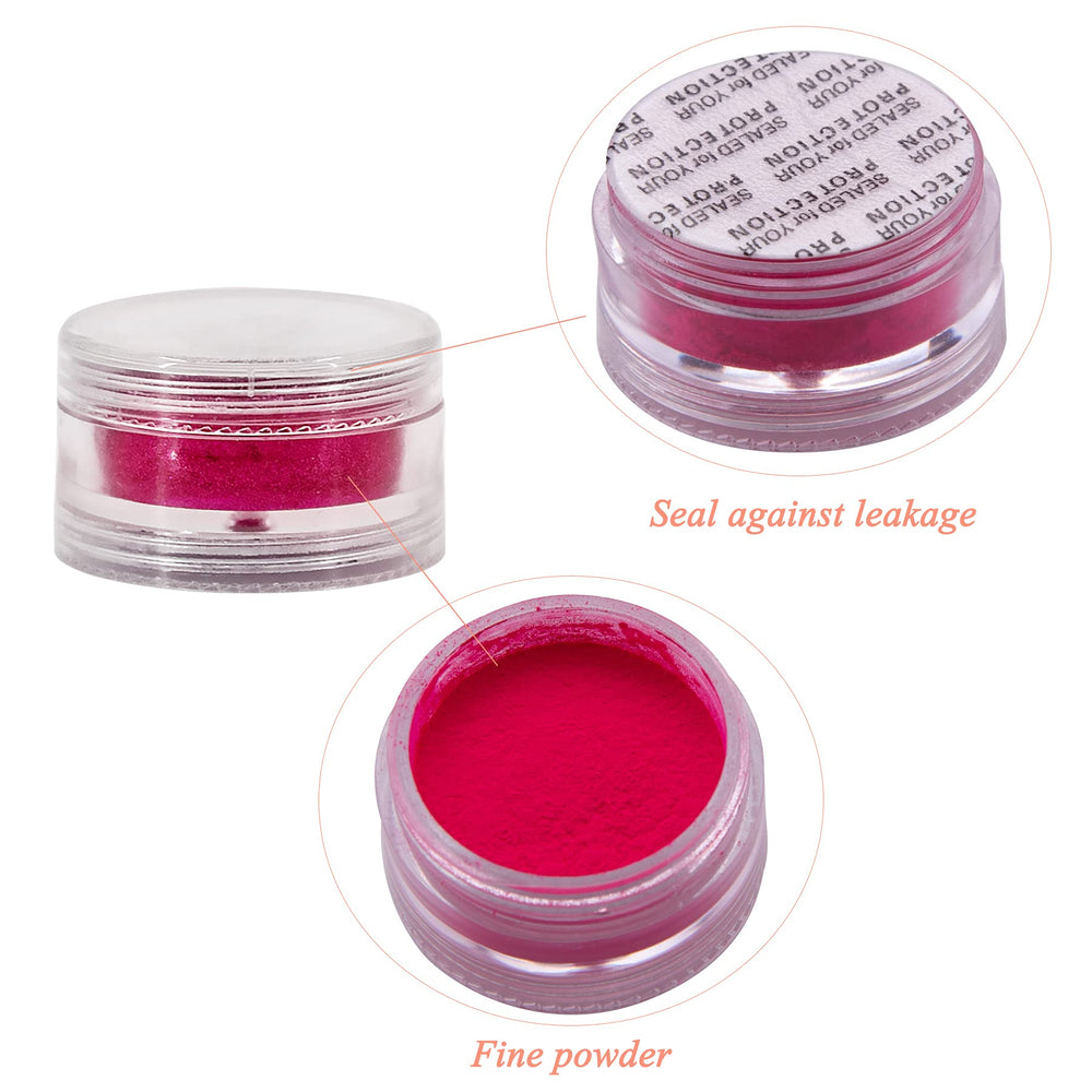 Duufin poudre pigment nacré arc en ciel effet lumineux