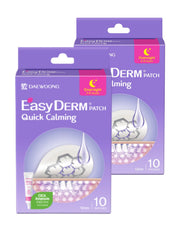 Patch bouton-visage DWEasyDerm ciblant précisément un bouton pour un soin localisé.