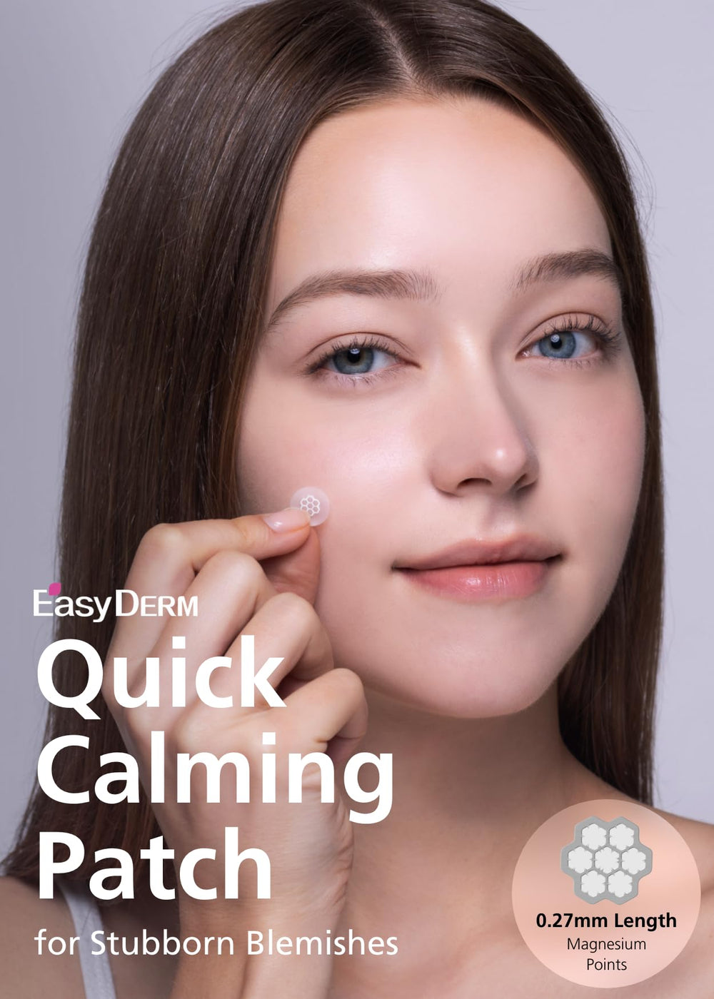 Patch hydrocolloïde doux EasyDerm pour zones sensibles.