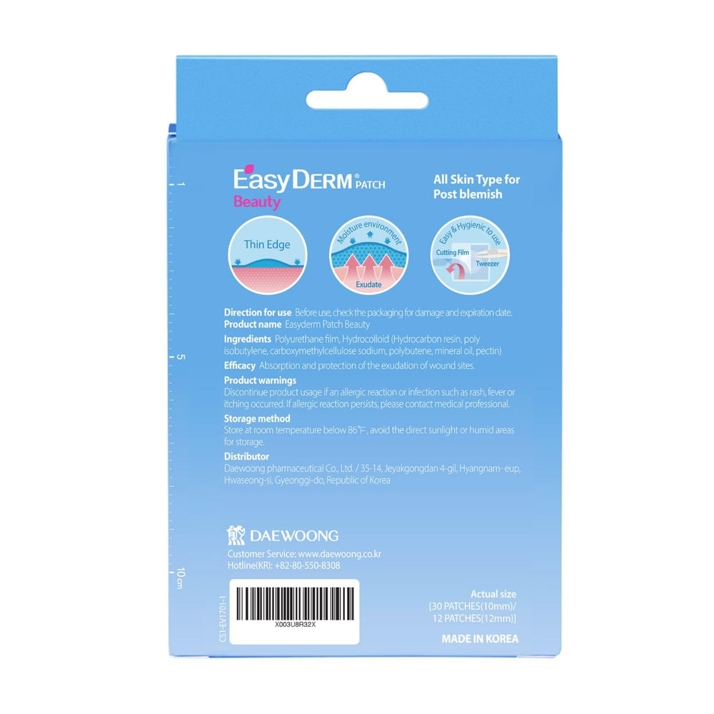 Boîte EasyDerm montrant l'emballage, idéal comme cadeau d'hiver pour l'acné.