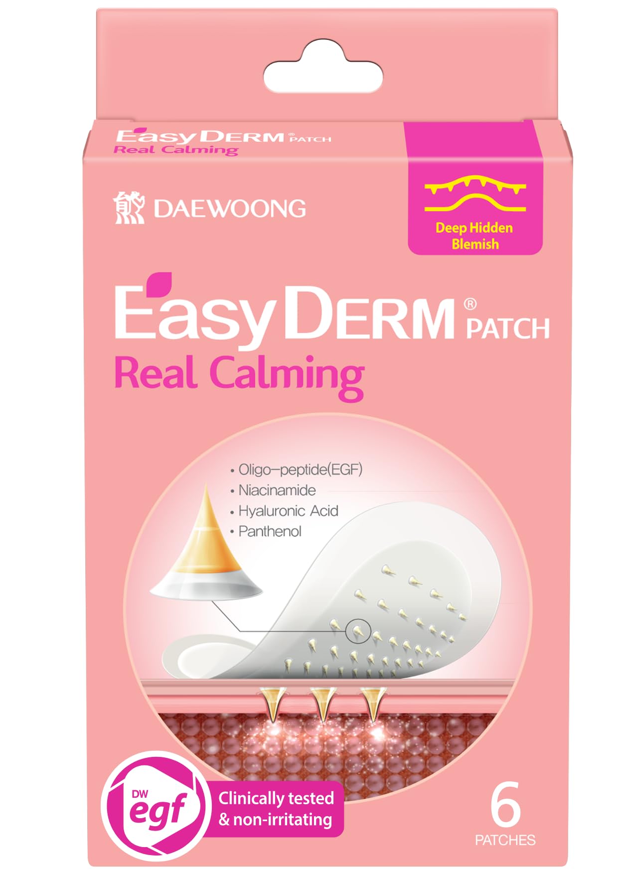 Patchs calmes DWEasyDerm EasyDerm – boîte prête à l'emploi.
