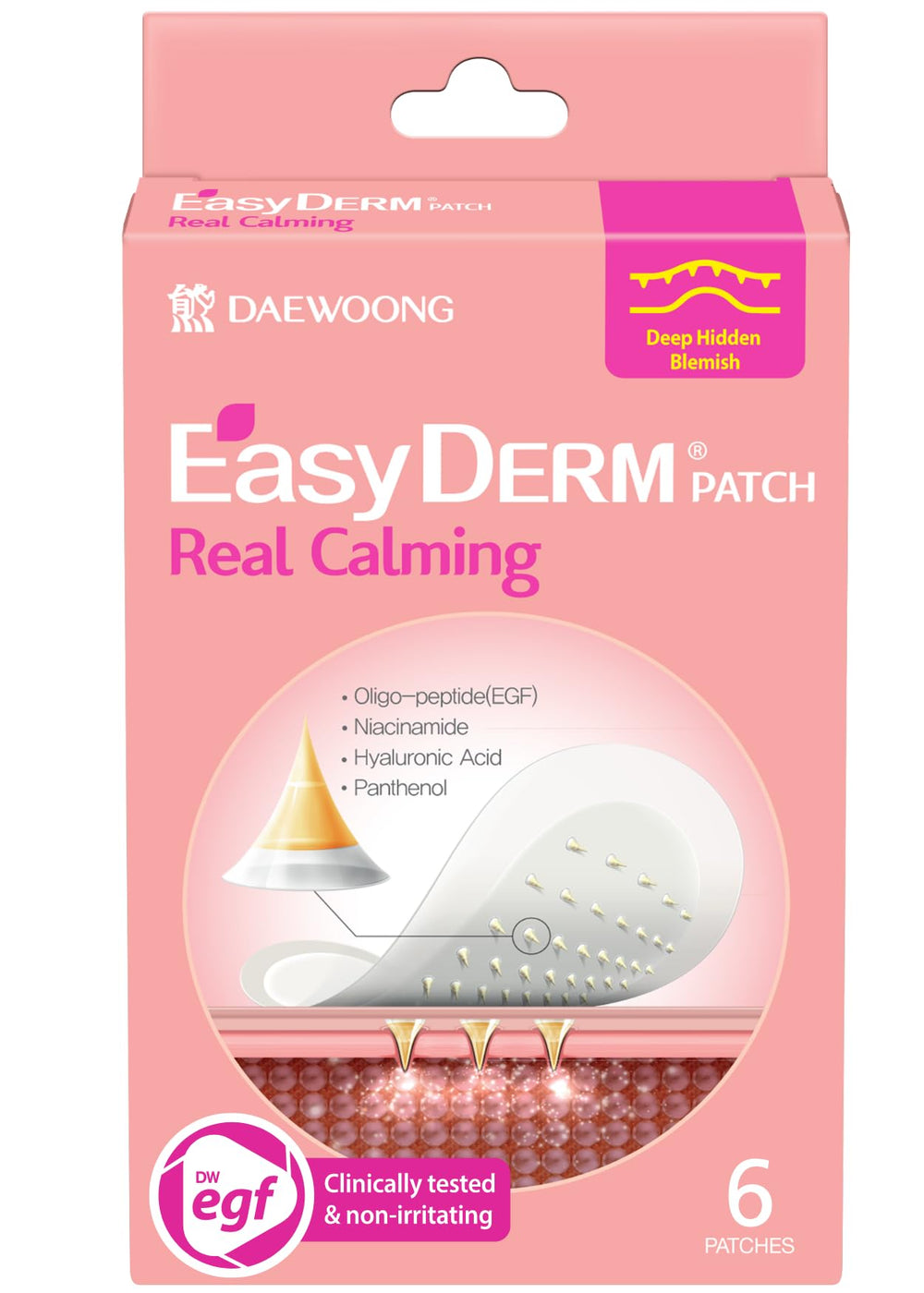Patchs calmes DWEasyDerm EasyDerm – boîte prête à l'emploi.