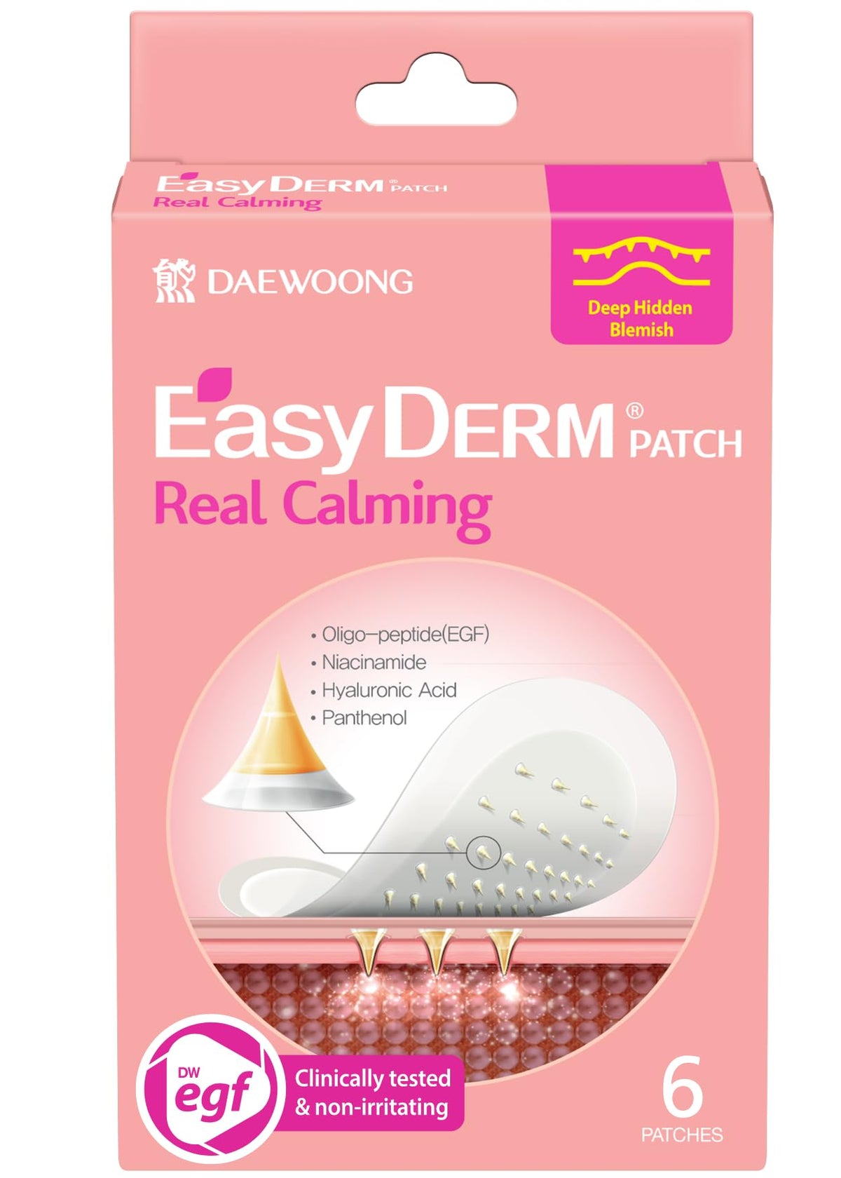 Patchs calmes DWEasyDerm EasyDerm – boîte prête à l'emploi.