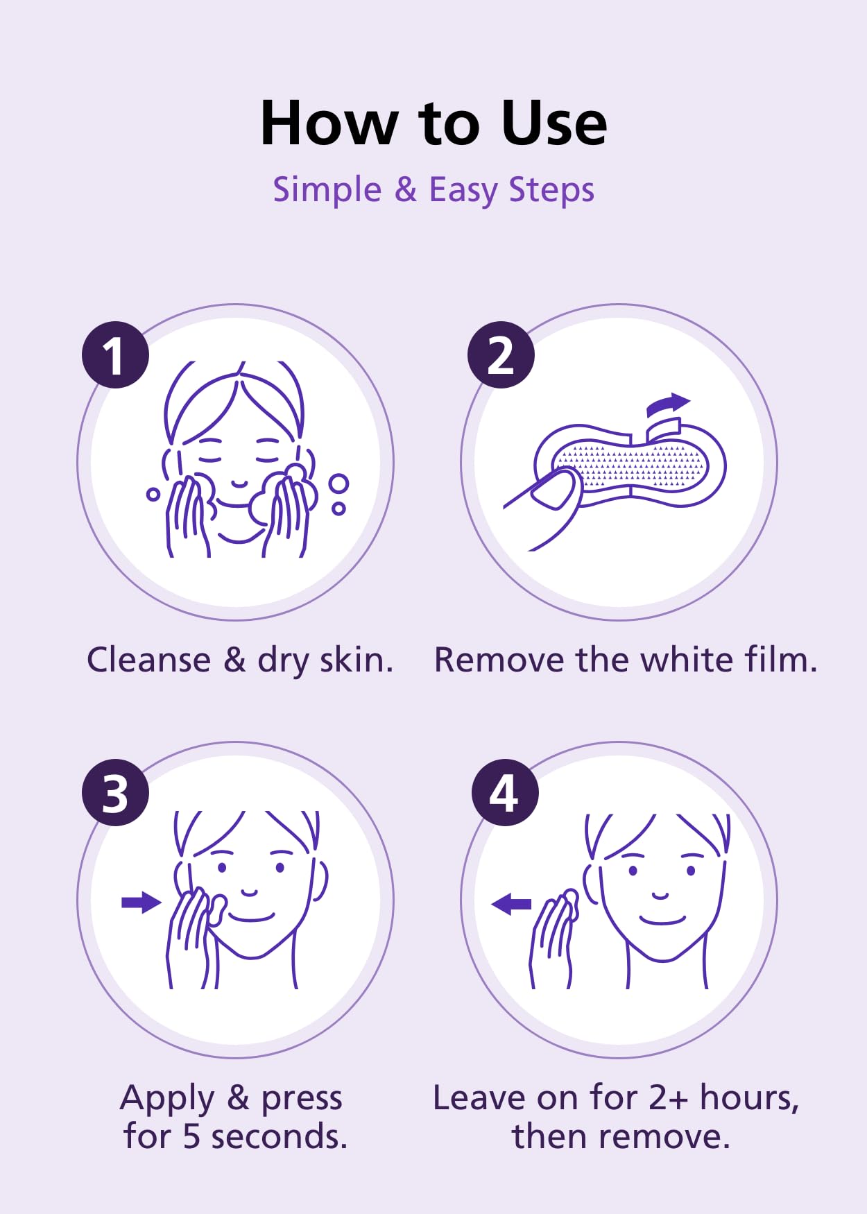 DWEasyDerm PDRN Patch avant-après conceptuel sur les contours.