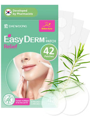 Boîte EasyDerm Relief Patch prête à offrir un soin discret.