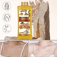 Parfum doux de curcuma, moment bien-être quotidien.