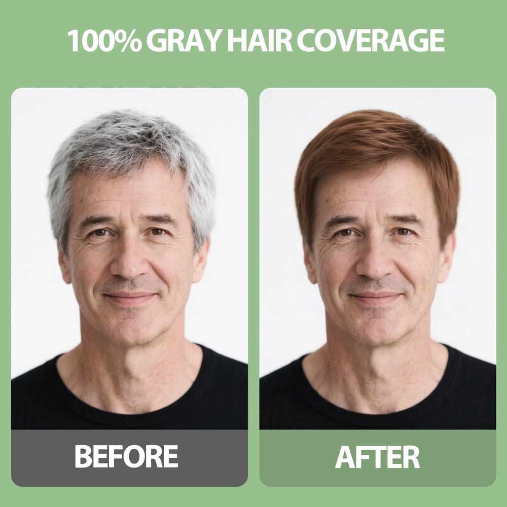 Color application close up shows even coverage and subtle shine