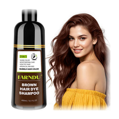 DYEING 221 BC Farndu shampooing colorant châtain brun pour couvrir les gris.