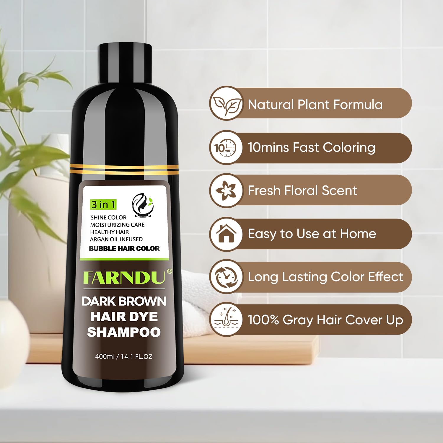 DYEING 221 BC FARNDU soin argan couleur durable sur cheveux