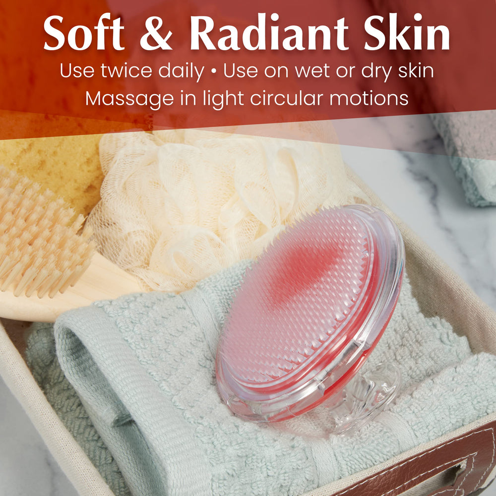 Dylonic brosse exfoliante silicone – douceur pour zones sensibles.