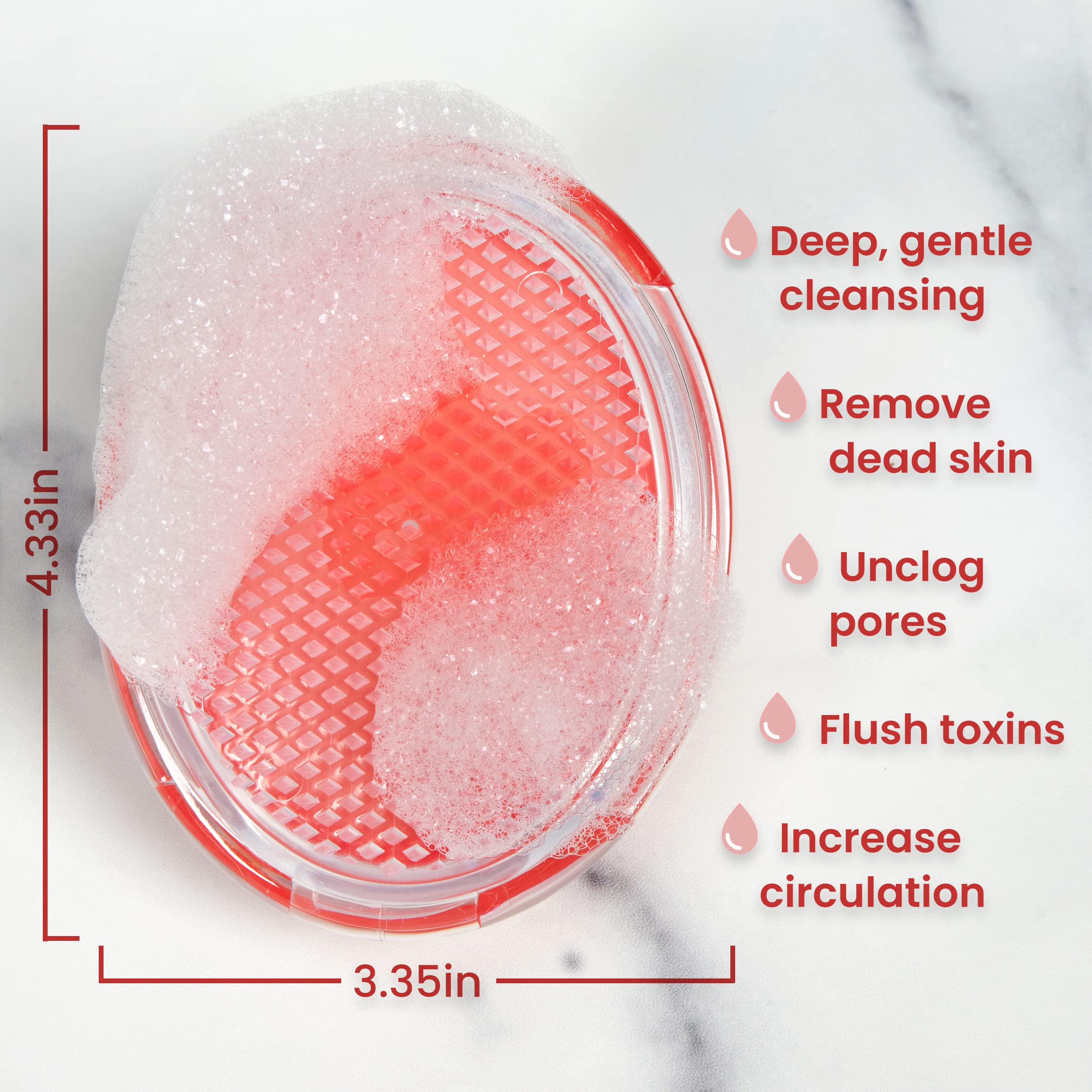 Dylonic exfoliant corps – prévention des poils incarnés avant rasage.