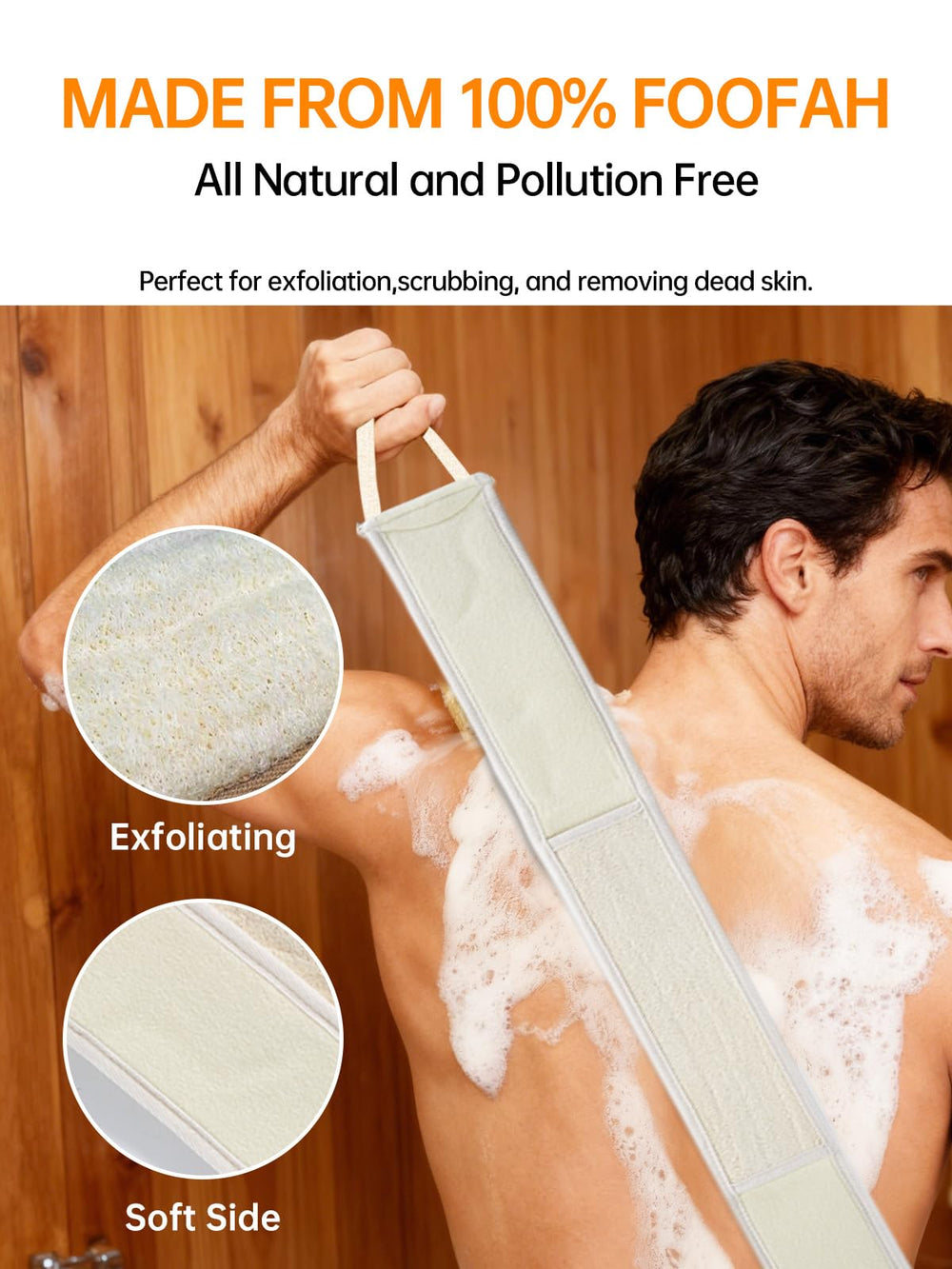 DYMTOP exfoliation corps, kératine et impuretés éliminées en douceur.