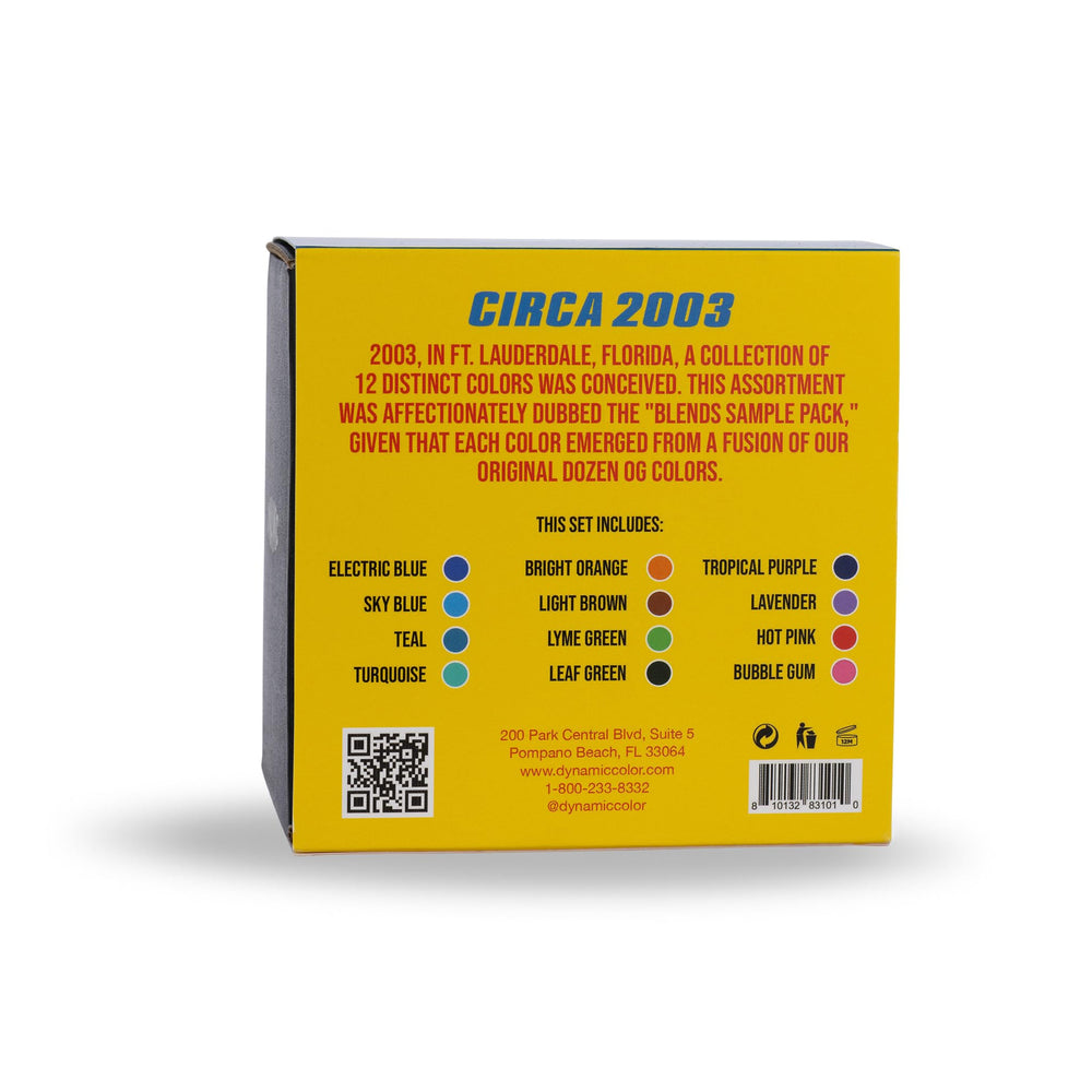 Dynamic Color Co Circa Color Set 1oz bleu sarcelle, nuances polyvalentes pour ombrages