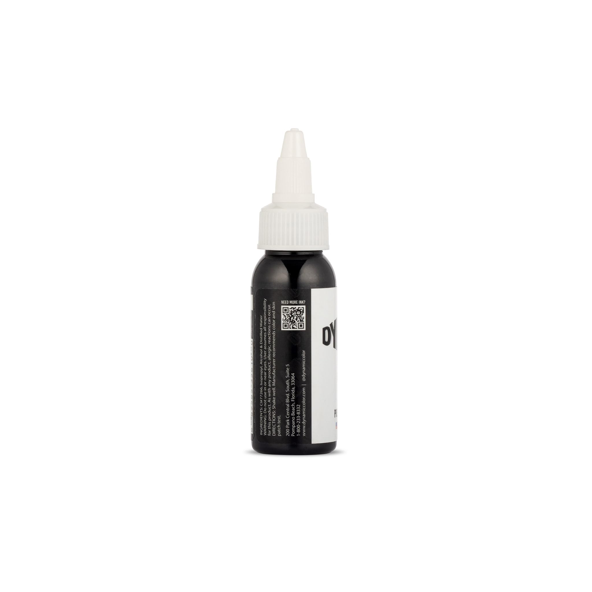 Emballage Dynamic Color Co, encres noires, prêt à rejoindre votre kit.