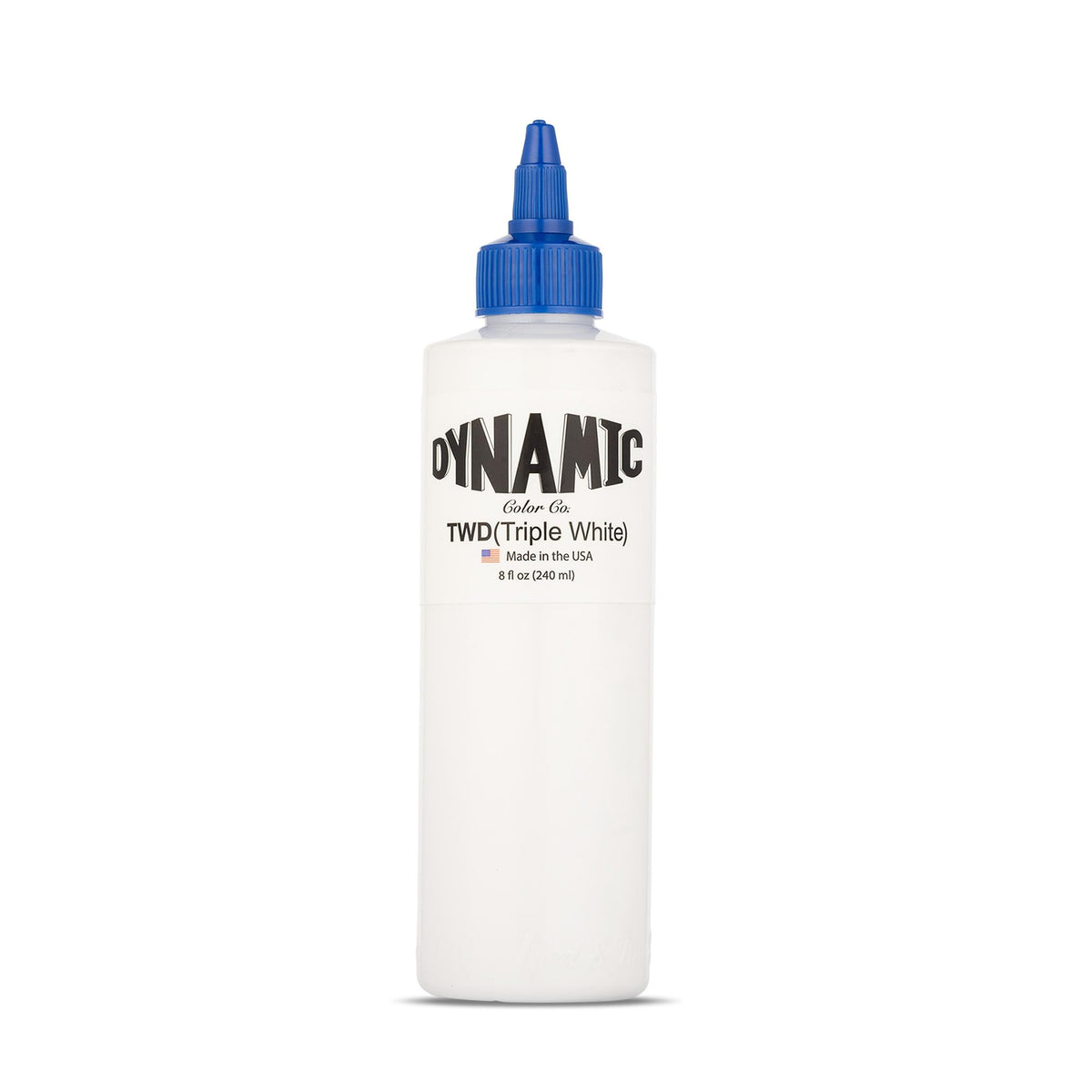Dynamic Color Co encre tatouage blanc triple, bouteille de 8 oz prête à l'emploi.