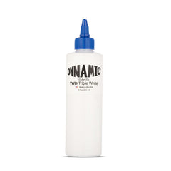 Dynamic Color Co encre tatouage blanc triple, bouteille de 8 oz prête à l'emploi.