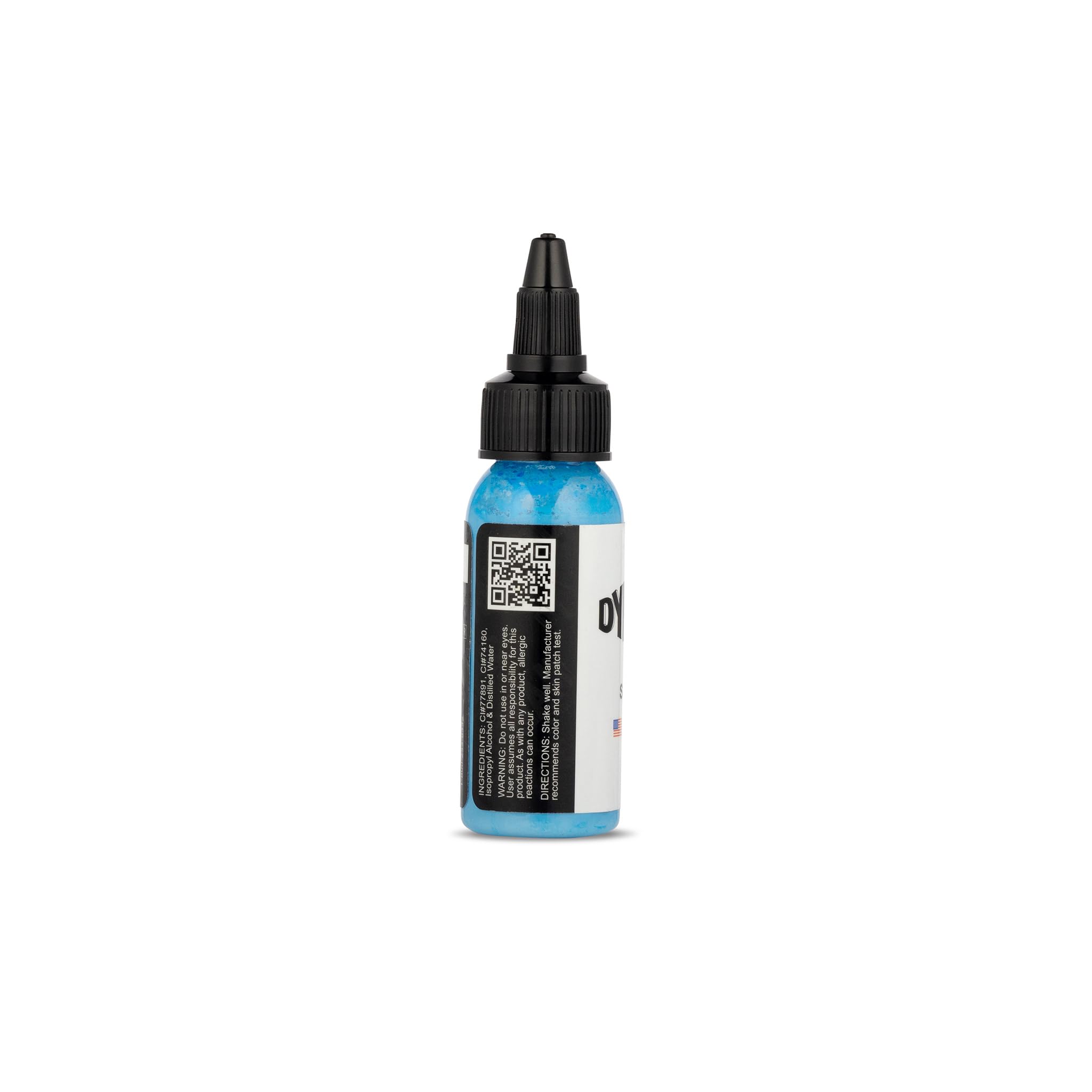 Dynamic Color Co encre tatouage bleu ciel — application fluide pour des tracés nets.
