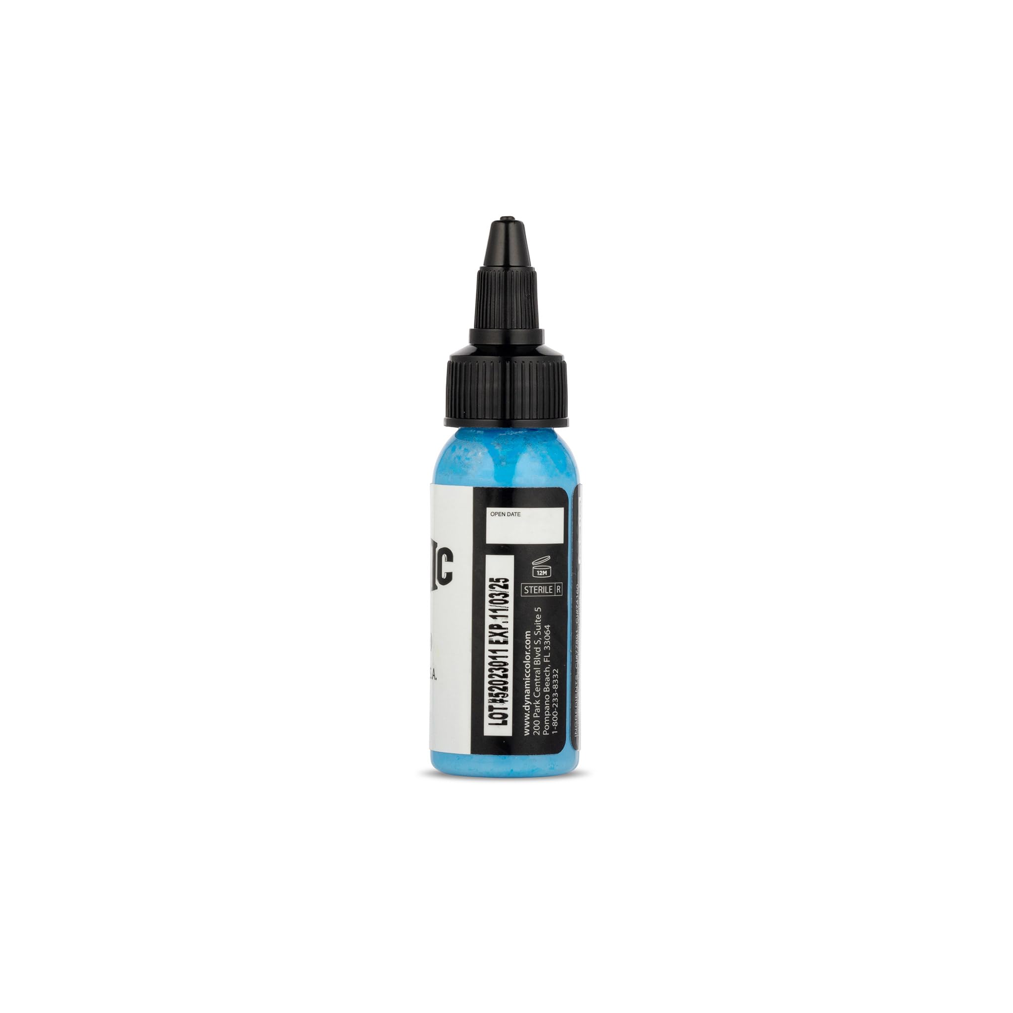 Dynamic Color Co encre tatouage bleu ciel — pigment vif pour des résultats éclatants.
