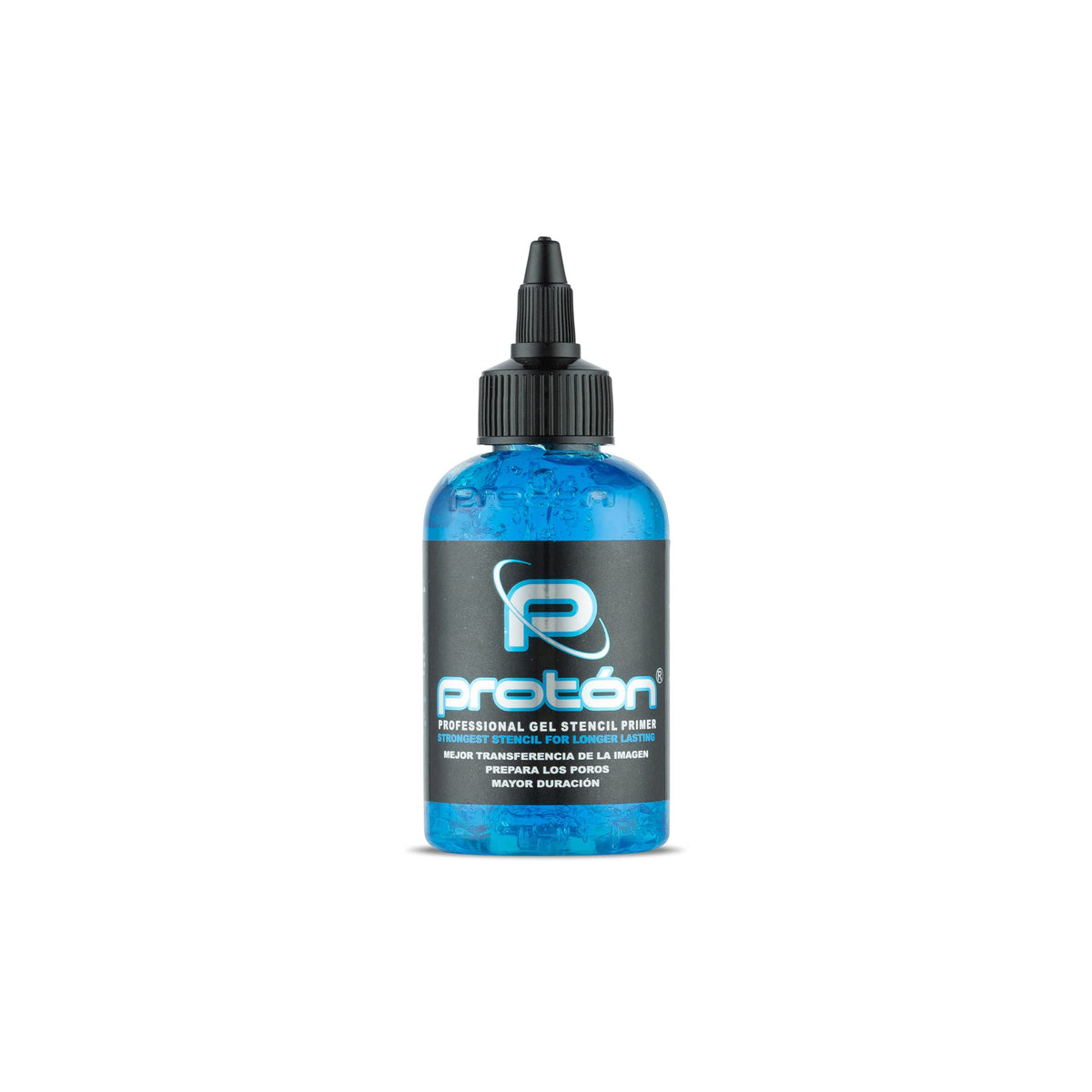 Dynamic Color Co Proton Stencil Primer Gel bleu 4oz, adhérence durable pour pochoirs.