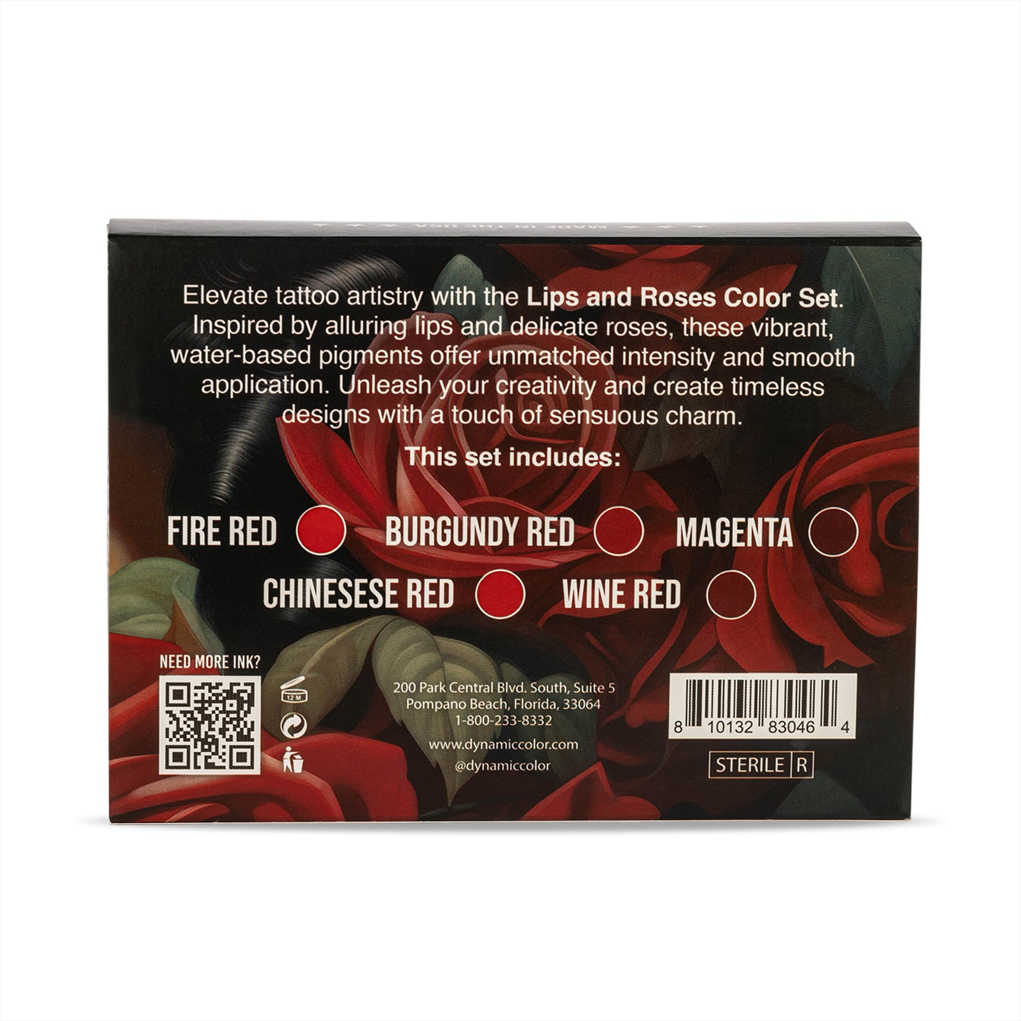 Dynamic Color Co Rouge Bourgogne – couleur riche et durable pour ombrage et remplissage