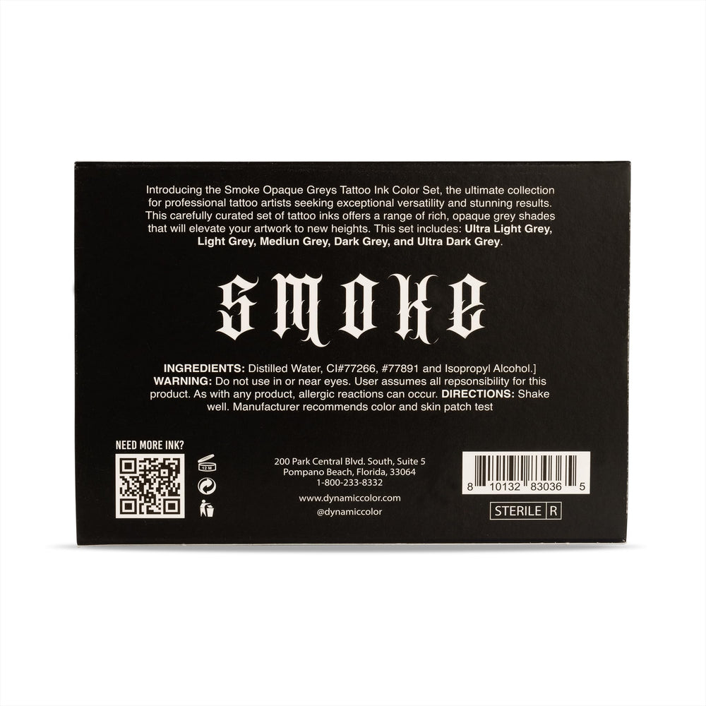 Dynamic Color Co Smoke Set – gris clair pour contours doux et transitions fluides.
