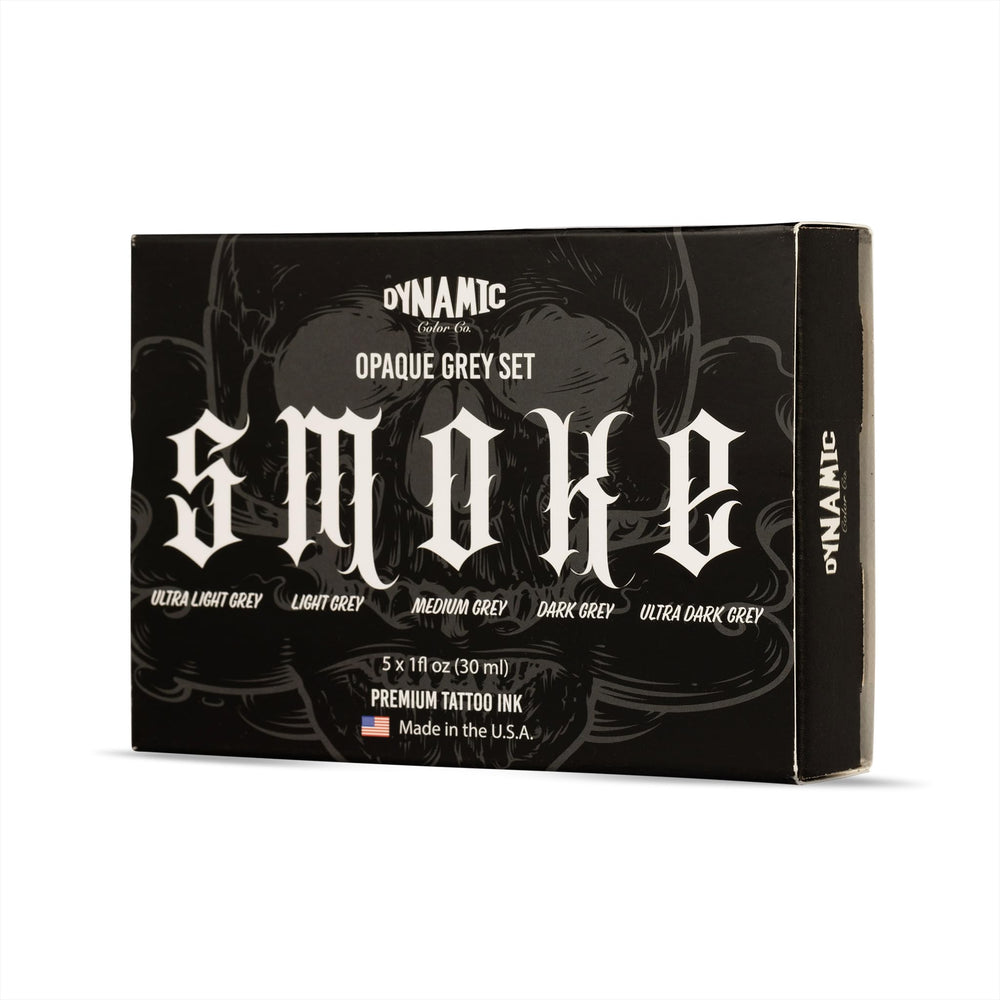 Dynamic Color Co Smoke Set – gris moyen pour ombrages équilibrés et réalisations précises.