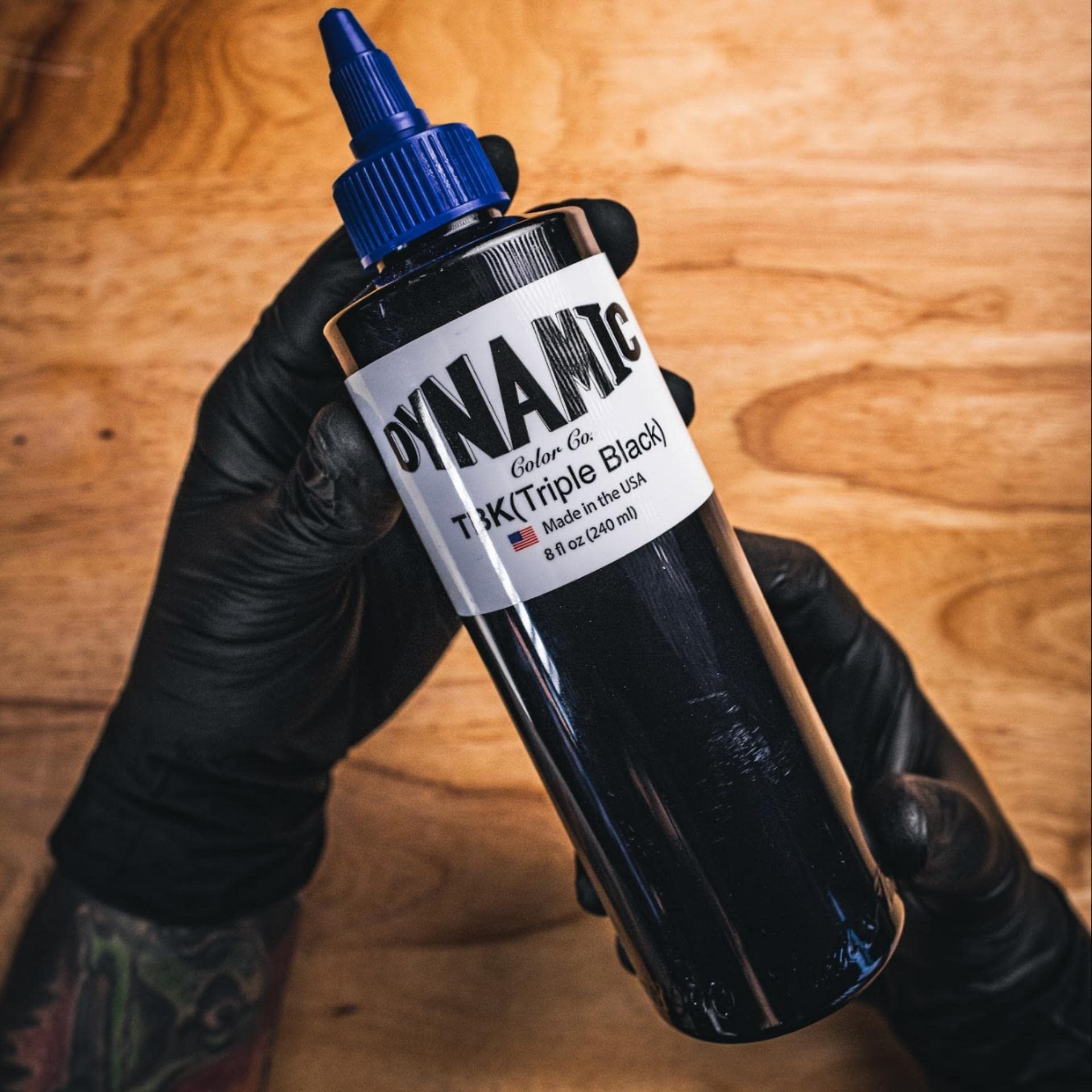 Dynamic Color Co Triple Black Ink Bottle 8oz, design pratique favorisant moindre gaspillage