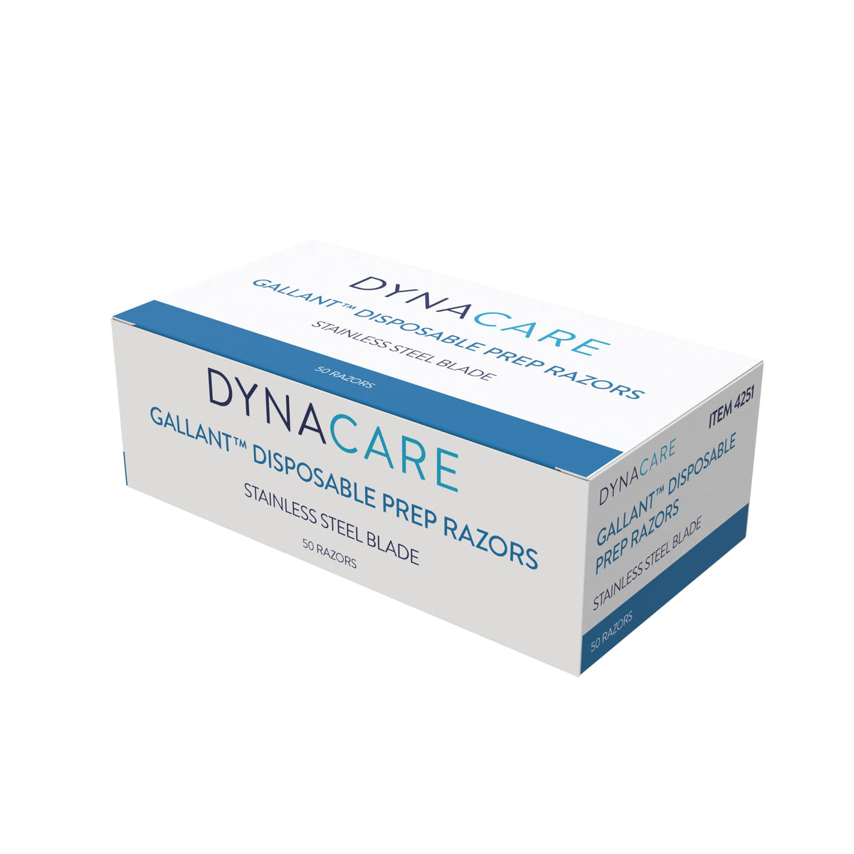 Dynarex Gallant rasoir prep ecg: préparation rapide de la peau avant une procédure