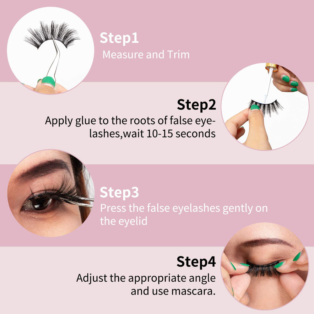 Look naturel et discret avec les cils DYSILK pour usage quotidien.