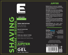 Barriere anti-irritation E Elegance protège la peau pendant le rasage.