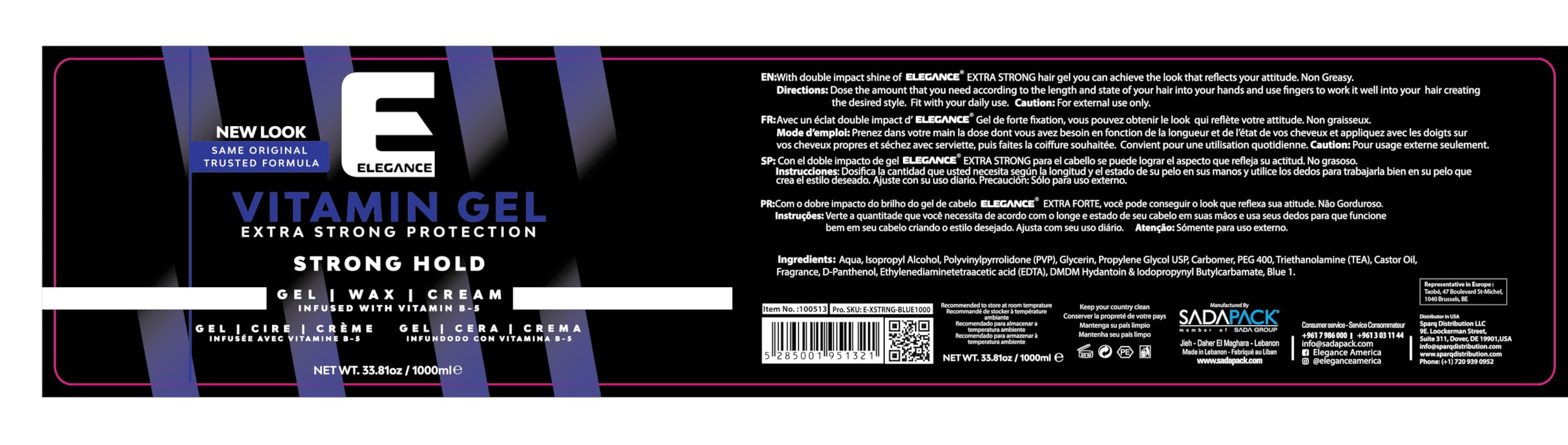 Application du Gel Elegance Pro-VB-5 après usage.