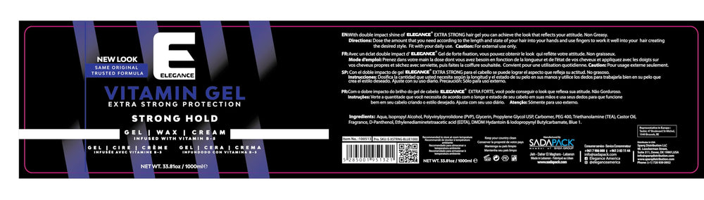 Application du Gel Elegance Pro-VB-5 après usage.