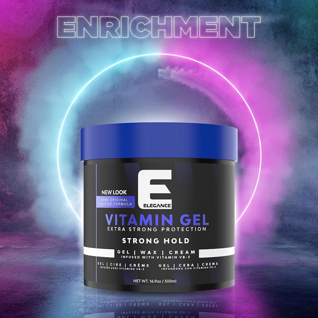 Parfum frais du gel stimulant une sensation agréable lors du coiffage.
