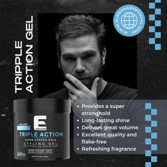 Volume extrême sur cheveux grâce au gel Moon Fragrance d E Elegance