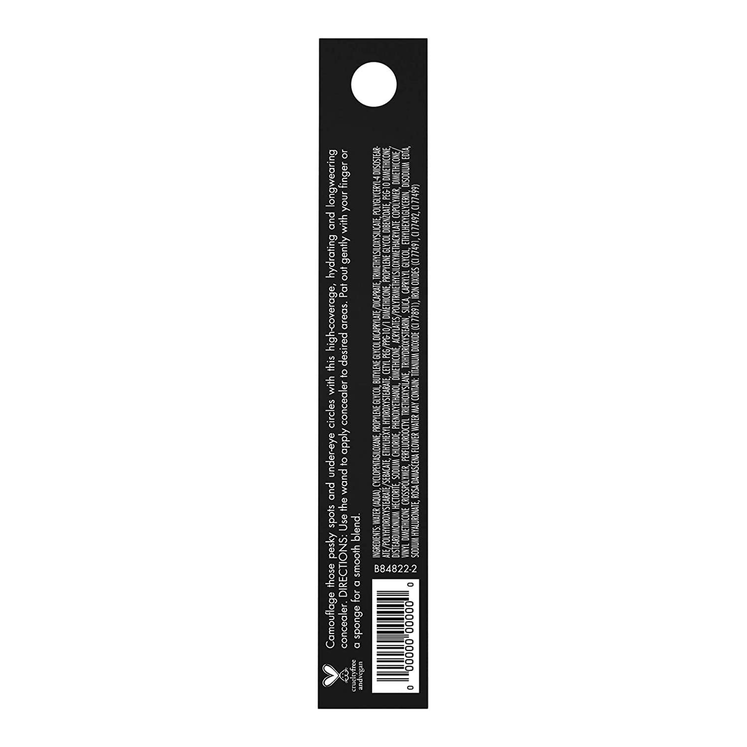 e.l.f. 16HR Camo Concealer – emballage vegan et sans cruauté.