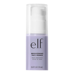e.l.f. Base de Teint Lavande Éclaircissante flacon: neutralise les nuances et prépare la peau au maquillage.