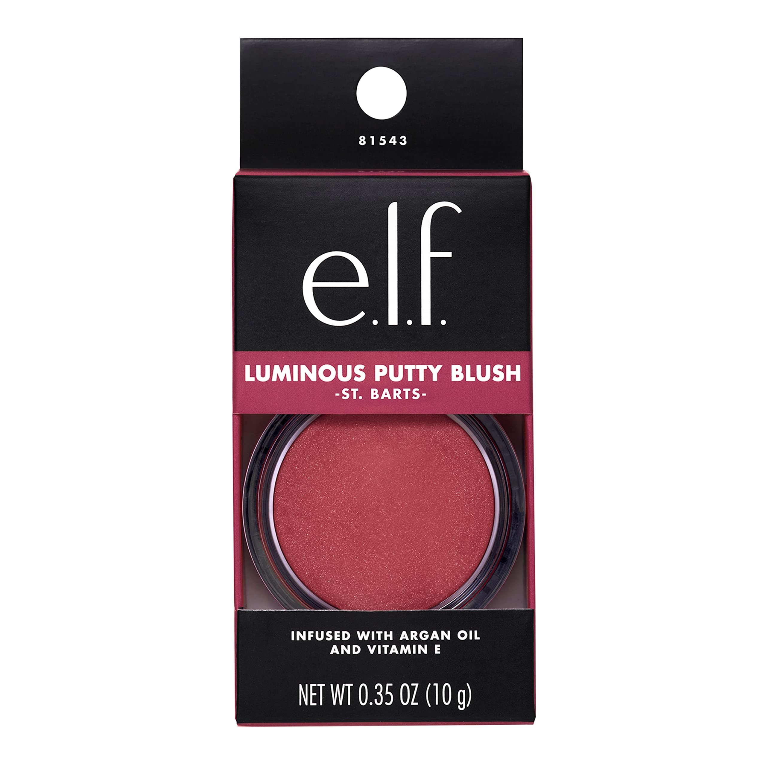 e.l.f. Blush Putty Lumineux finition subtile et lumineuse pour un teint frais.