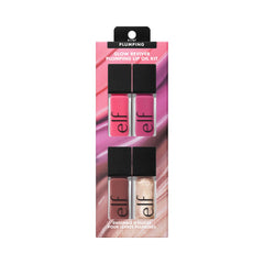 e.l.f Glow Reviver kit, emballage élégant pour lèvres nourries et brillantes