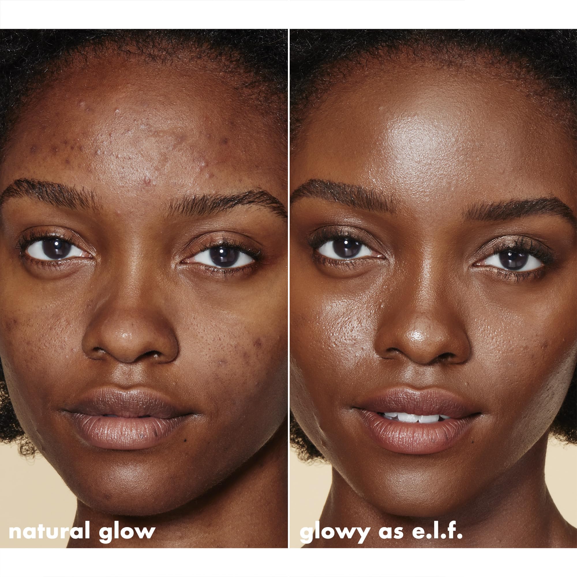 Filtre Halo Glow d’e.l.f. – illumine les points saillants du visage.