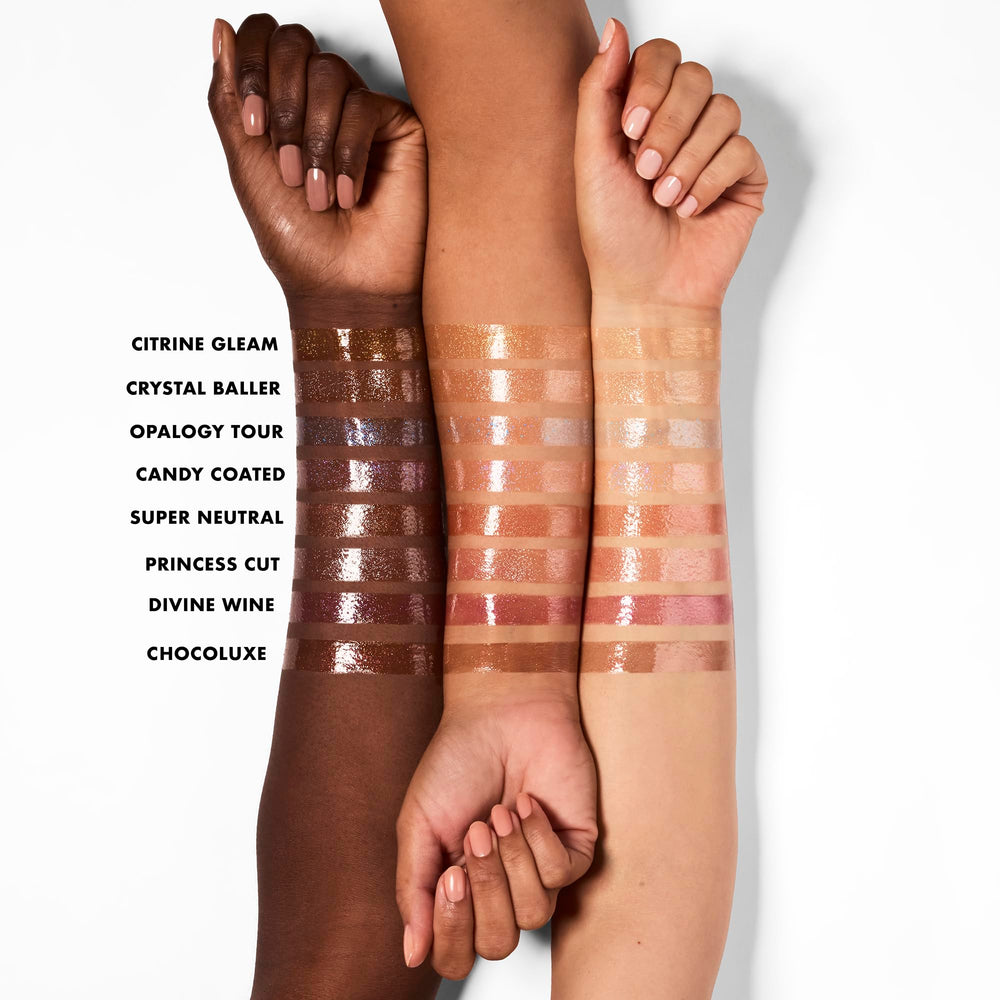 Utilisation de l’huile à lèvres e.l.f. seul ou superposé sur couleur