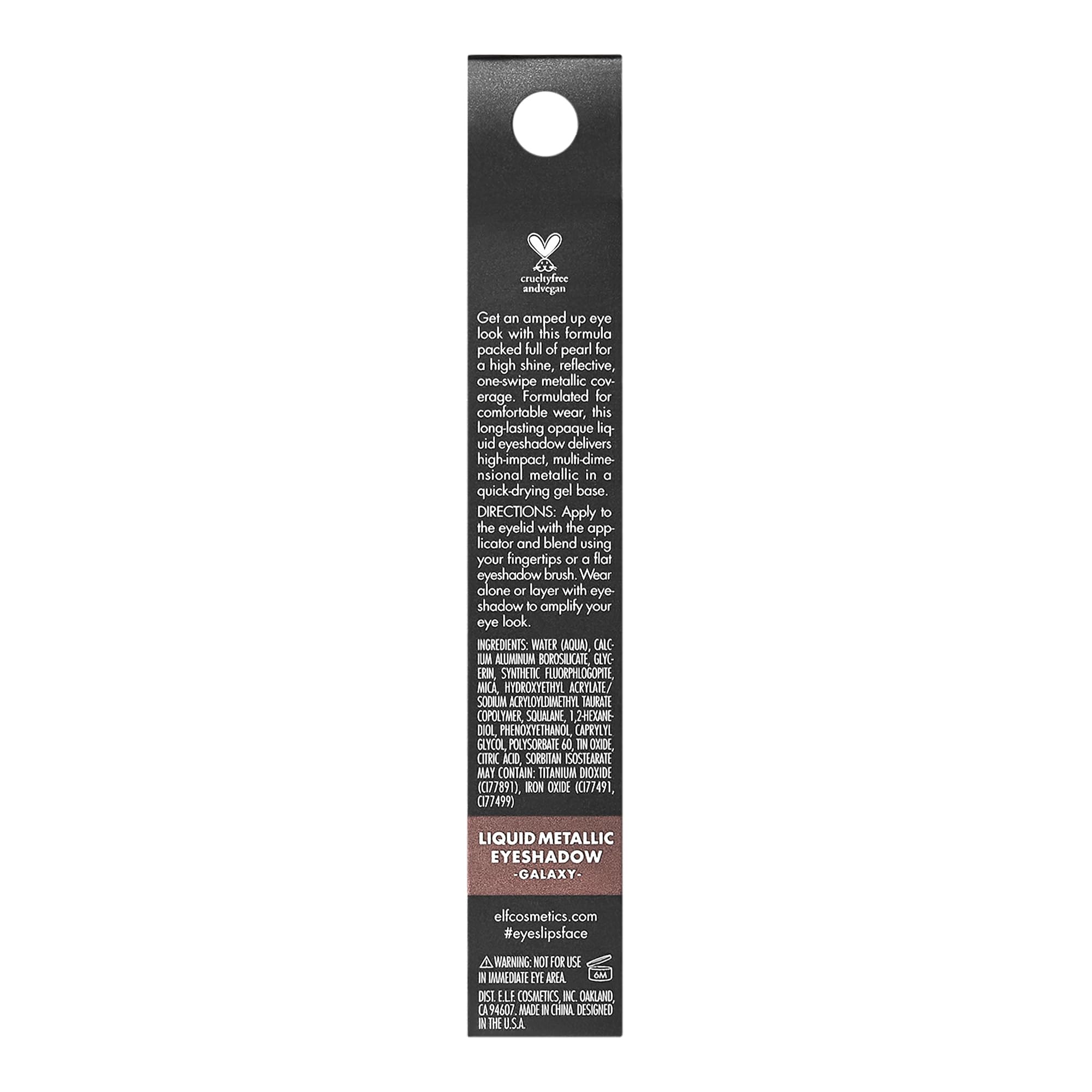 e.l.f. Galaxy ombre liquide métallique: usage quotidien pour un regard vibrant