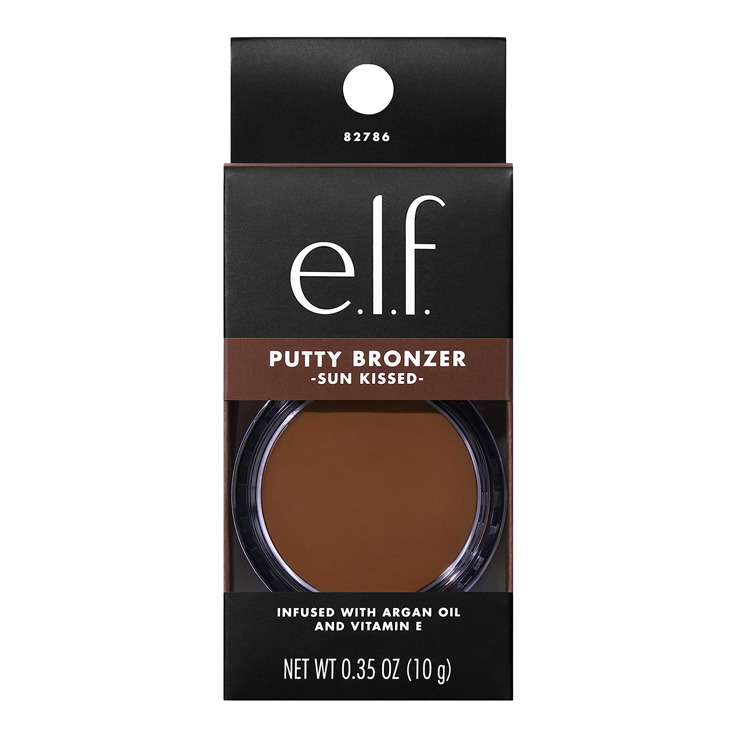 e.l.f. Putty Bronzer sur peau : fini semi-matte et uniforme.