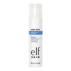 e.l.f. Tonique Pure Skin — bouteille douce prête à l’application apaisante.